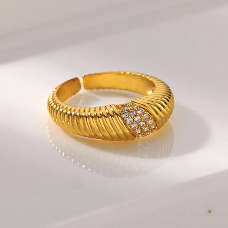 Coil Textured Ring