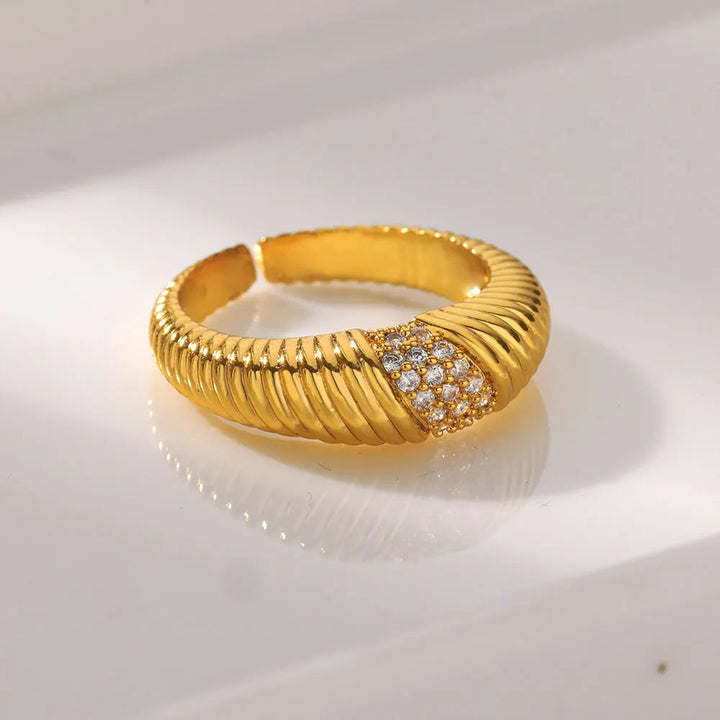 Coil Textured Ring