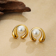 Chunky Pearl Earrings