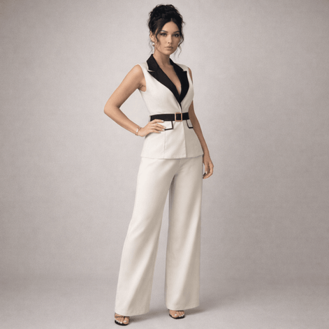 Angela Formal Two-Piece Suit Set