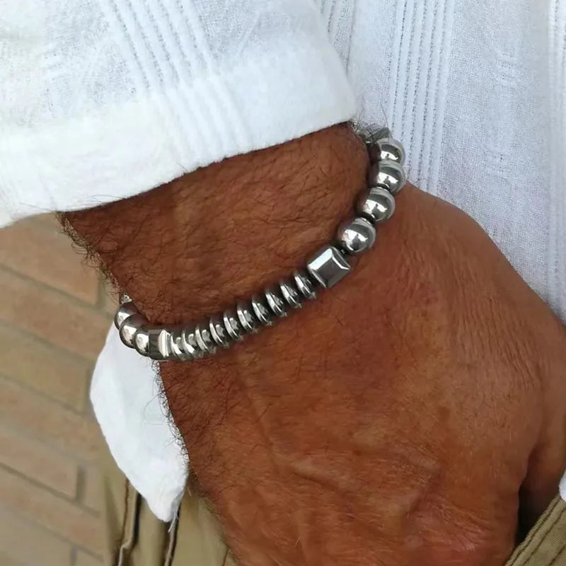 Beaded Cross Bracelet