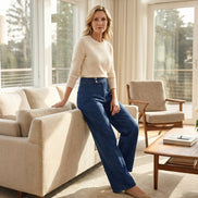 Charlotte Sculpting Wide-Leg Jeans