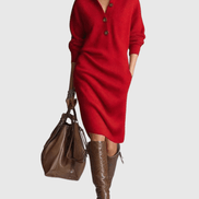 Arianell Winter Wool Midi Dress