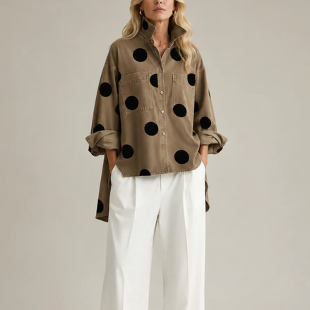 Muriel Polka Dot Shirt