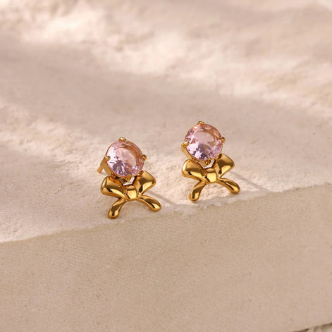 Bowknot Stud Earrings