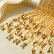Bubble Initial Necklace