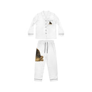 The Gardening Cat — Women's Satin Pajama Set