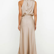 Violet Drape Maxi Dress