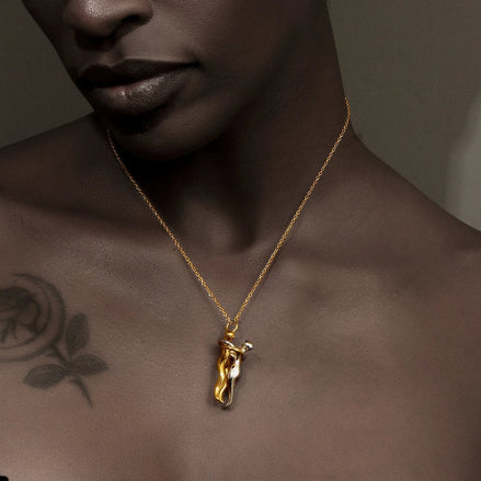 Couple Hug Necklace
