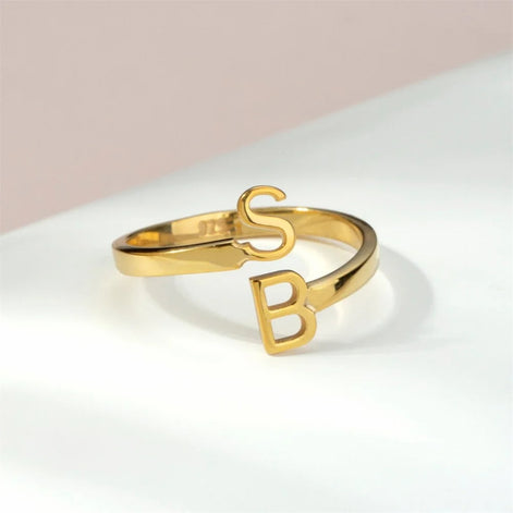 Custom Initials Ring