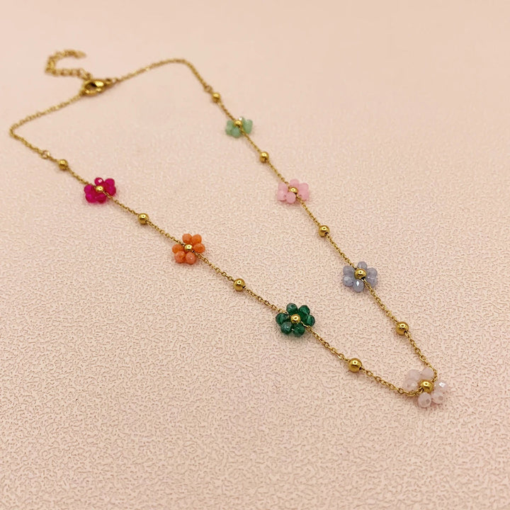 Boho Flower Necklace
