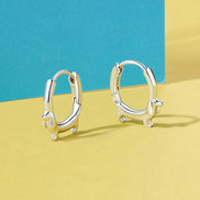 Dachshund Dog Hoop Earrings