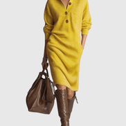 Arianell Winter Wool Midi Dress
