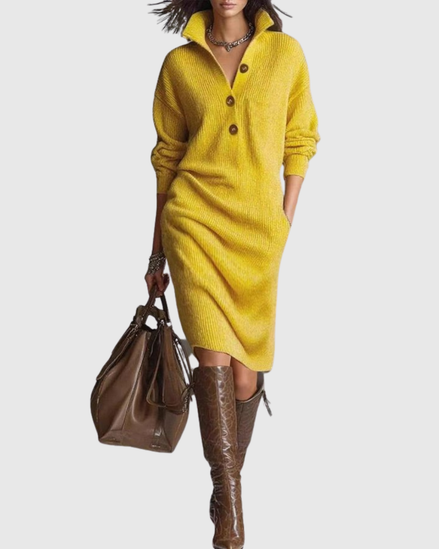 Arianell Winter Wool Midi Dress