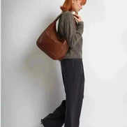 Everyday BB Bag – Leather Bucket Bag with Laptop Fit