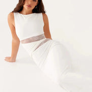Leni Sculpted Lace Dress