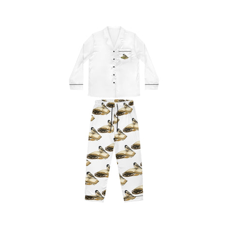 Black-capped Chickadee Satin Pajama Set