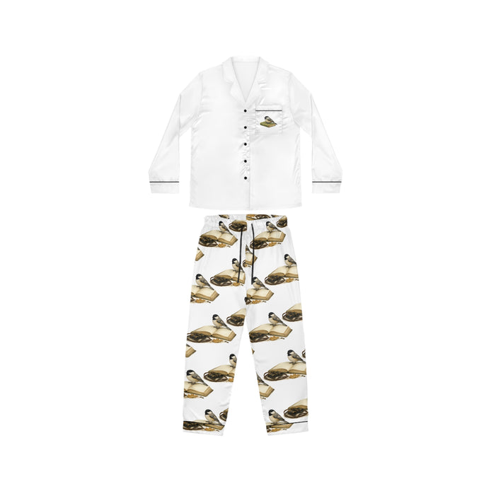 Black-capped Chickadee Satin Pajama Set