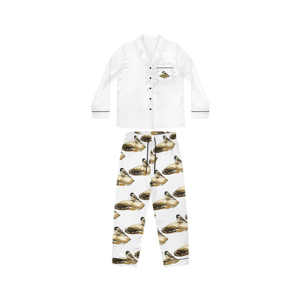 Black-capped Chickadee Satin Pajama Set