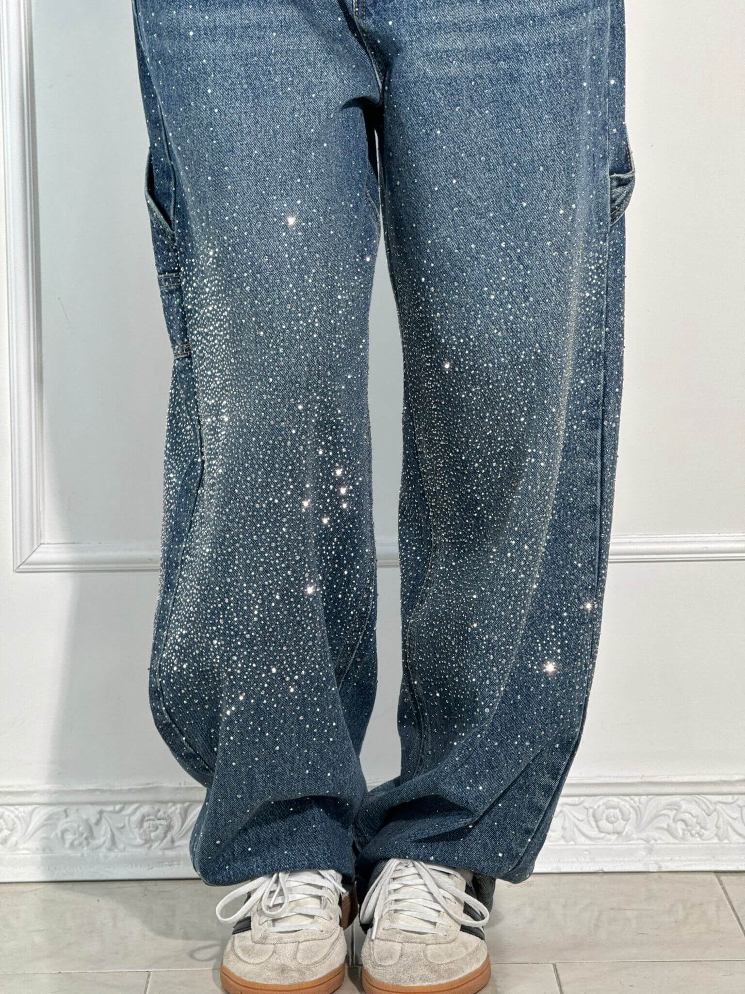 Balloon Carpenter Jeans – Crystal Shine Denim, Crazy Fit
