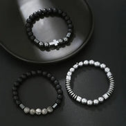 Beaded Cross Bracelet