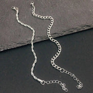 2 PCS Cuban Chain Bracelet