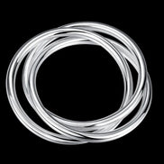 3 PCS Interlocking Bangle Bracelet