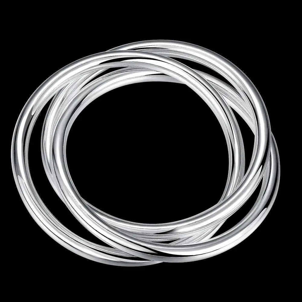 3 PCS Interlocking Bangle Bracelet