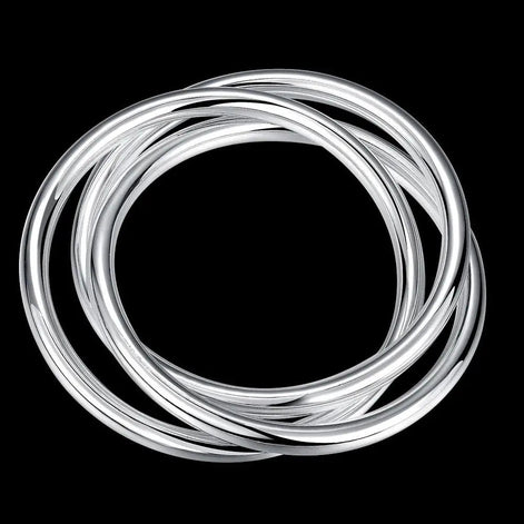3 PCS Interlocking Bangle Bracelet