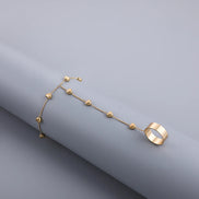 Dainty Heart Hand Bracelet
