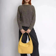 Everyday BB Bag – Leather Bucket Bag with Laptop Fit