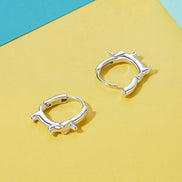 Dachshund Dog Hoop Earrings