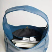 Everyday BB Bag – Leather Bucket Bag with Laptop Fit