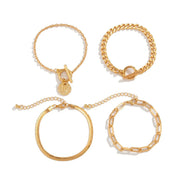 Cuban Link Coin Pendant Bracelet