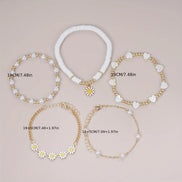 5 PCS Daisy Flower Bracelet