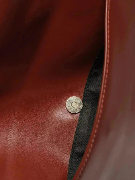 Everyday BB Bag – Leather Bucket Bag with Laptop Fit
