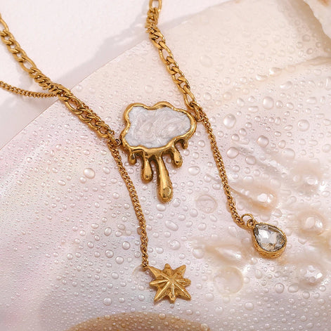 Cloud Tassel Necklace
