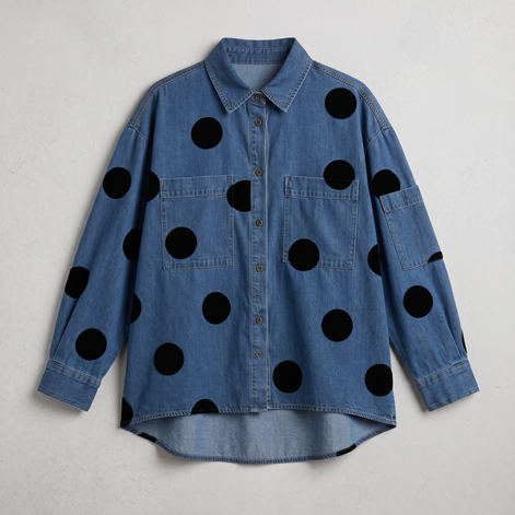 Muriel Polka Dot Shirt