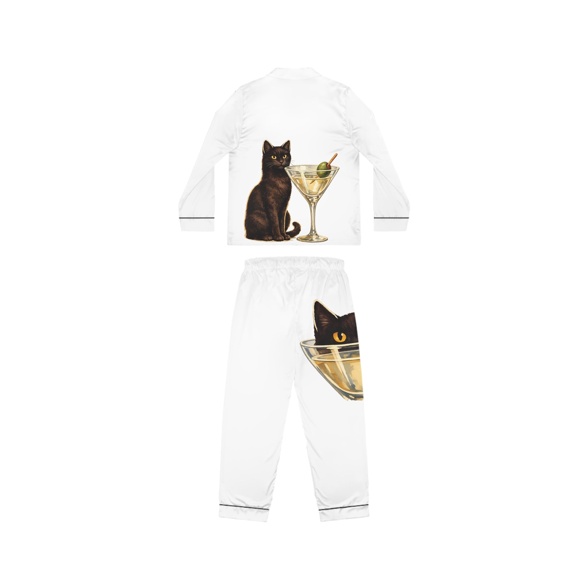The Martini Cat Pajama Set