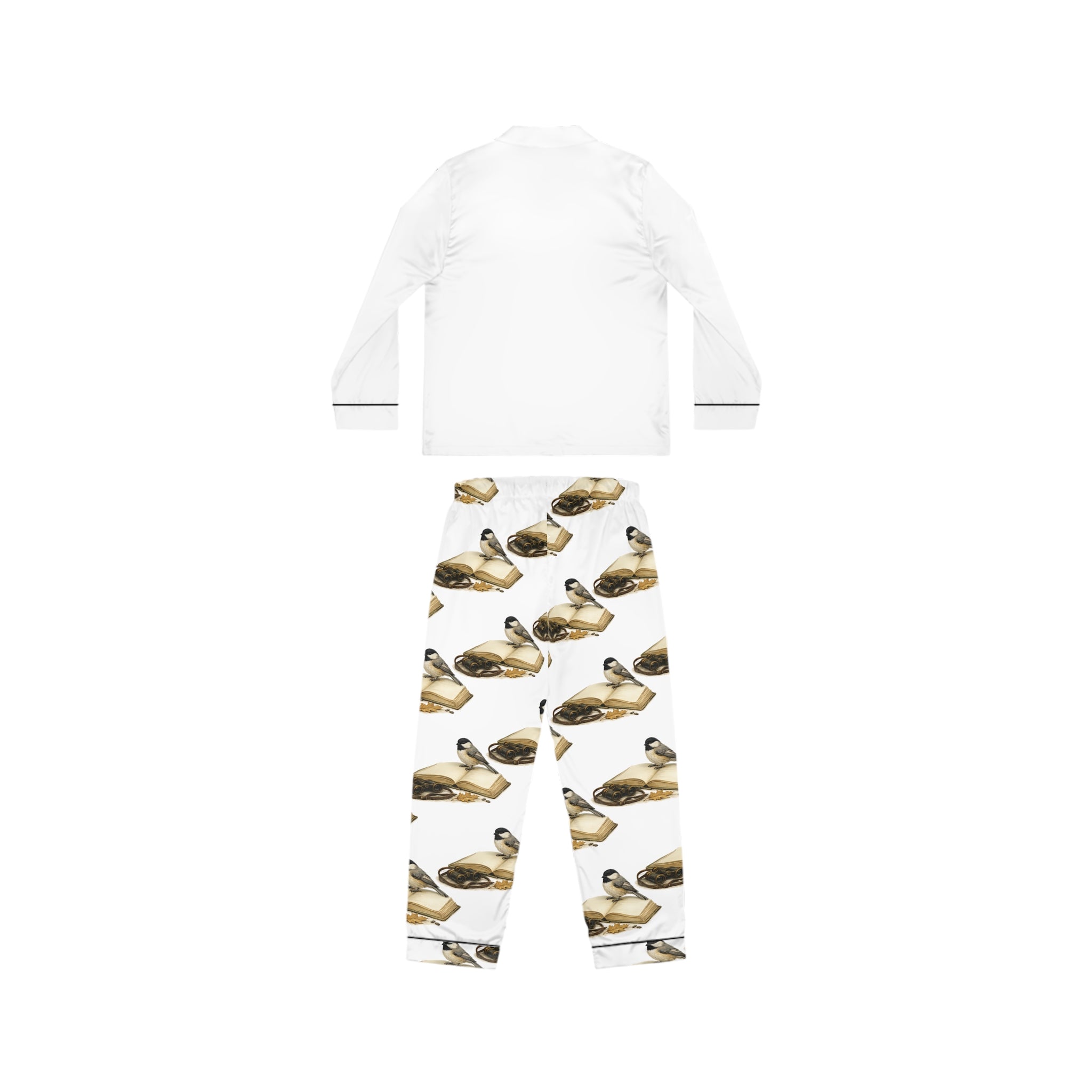Black-capped Chickadee Satin Pajama Set