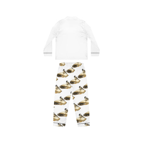 Black-capped Chickadee Satin Pajama Set