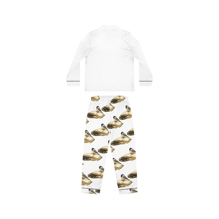 Black-capped Chickadee Satin Pajama Set