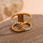 Double Layer Knot Ring
