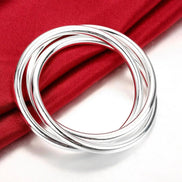 3 PCS Interlocking Bangle Bracelet