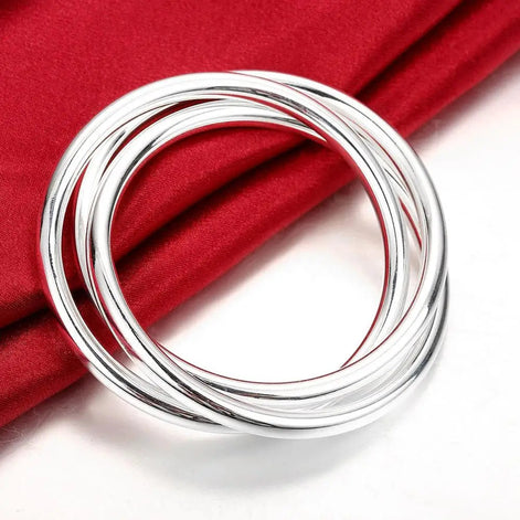 3 PCS Interlocking Bangle Bracelet