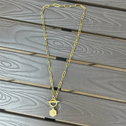 Alphabet Toggle Choker Necklace