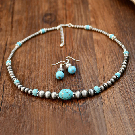 2 PCS Boho Beaded Jewelry Set