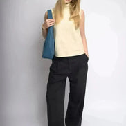 Everyday BB Bag – Leather Bucket Bag with Laptop Fit