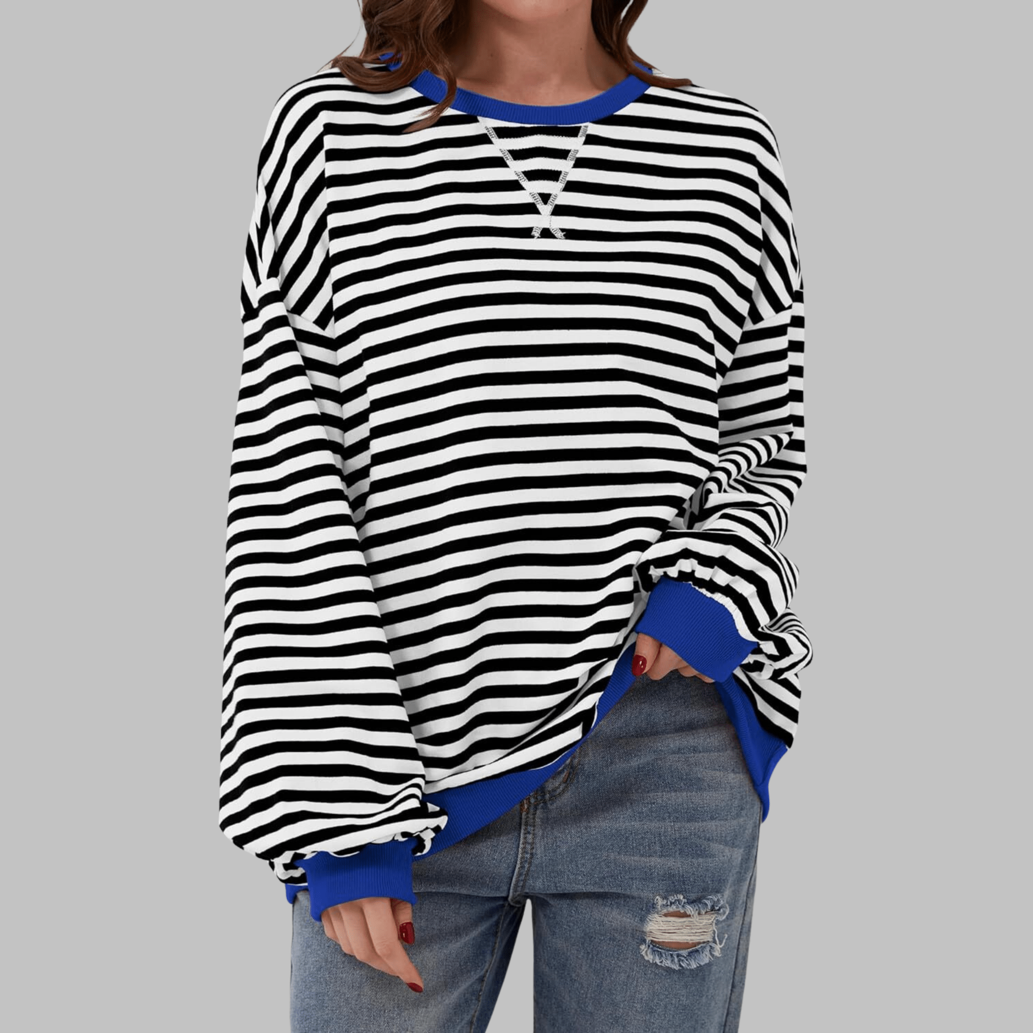 Luka Casual Striped Long Sleeve Shirt