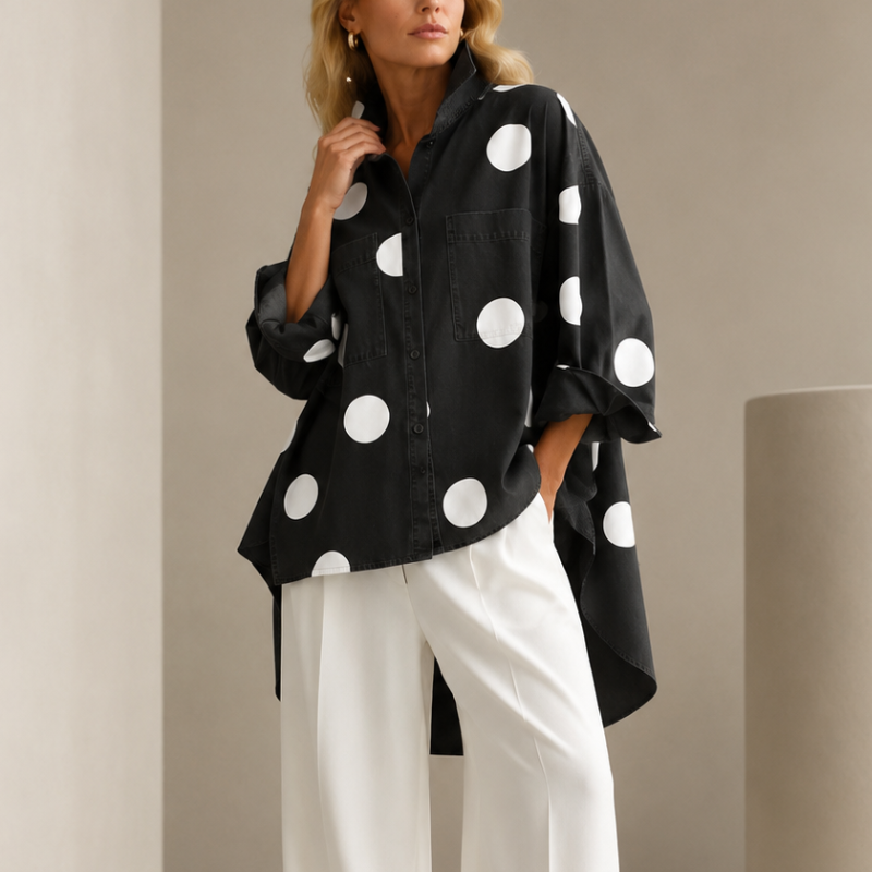 Muriel Polka Dot Shirt